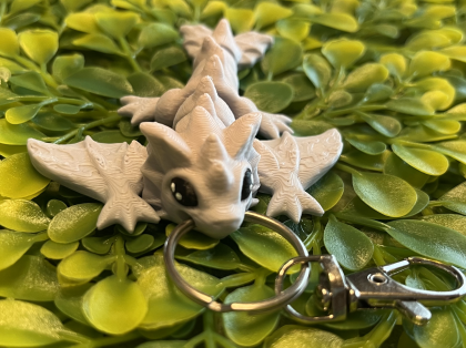 Tiny Wyvern Keychain